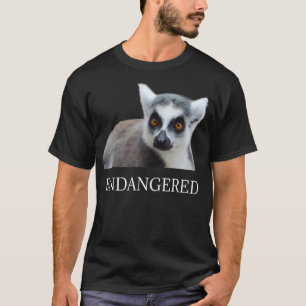 Gefährdete Tierarten Ringelschwanz Lemur Endang T-Shirt