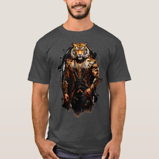 Gefährdete Tiere Bengalisch Tiger Farrok T-Shirt