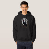 Gefährdete Vögel: Waldrapp oder Kahler Ibis Hoodie (Vorne ganz)