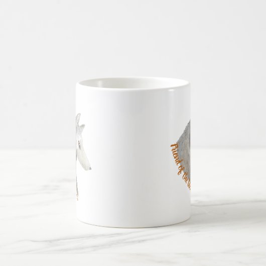 Gefährdeter Tierfreund-Wolfen Wasserfarbenwolf Kaffeetasse (Mittel)