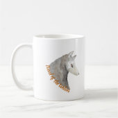 Gefährdeter Tierfreund-Wolfen Wasserfarbenwolf Kaffeetasse (Links)