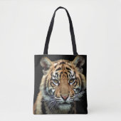 Gefährdeter Tiger CUB Tasche (Vorderseite)