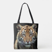 Gefährdeter Tiger CUB Tasche (Rückseite)