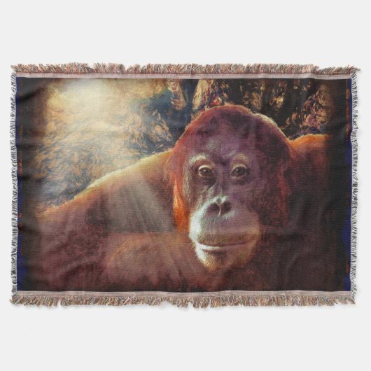 gefährdetes Orangutan & Regenwald Primat Art 2 Decke (Vorderseite)