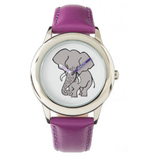 gefährdetes Tier - ELEPHANT - Gerettet Wildtiere Armbanduhr