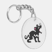 gefährdetes Tier - Tasmanischer DEVIL - Natur - Schlüsselanhänger (Vorderseite links)