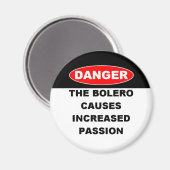Gefahren des Bolero-Magnet Magnet (Vorderseite/Rückseite)