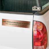 "Gefahren durch einen Gamer" Autoaufkleber (Auf Lkw)