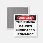 Gefahren Rumba Magnet (Vorderseite/Rückseite)