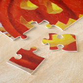 Gefahren von Apple Bobbing - Sonnenliches Hallowee Puzzle (Seite)