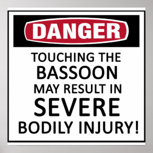 GefahrenBassoon Poster
