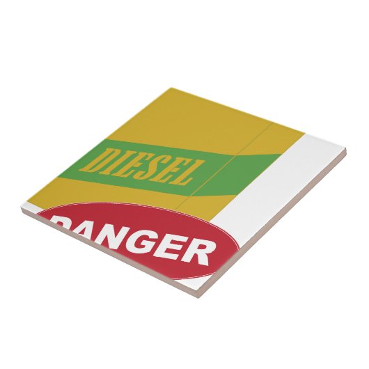 Gefahrendiesel kann fliese (Seite)