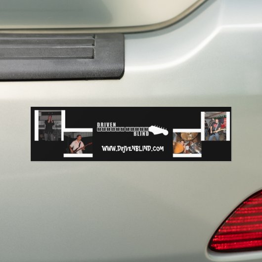 GEFAHRENER BLINDER AUTOAUFKLEBER (Auf Auto)