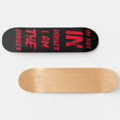 Gefahrenfeld Skateboard (Horizontal)