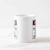 Gefahrenfranzösisches Horn Kaffeetasse (Mittel)