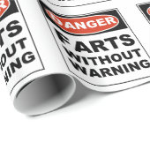 GefahrenFurzen, ohne zu warnen Geschenkpapier (Rolleneckpunkt)