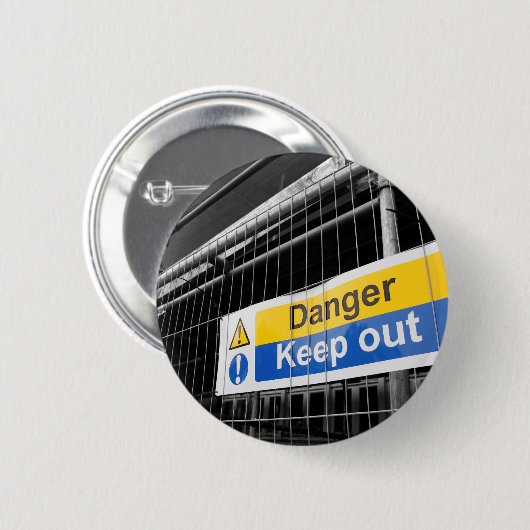 Gefahrenhinweis Behalten Button (Vorne & Hinten)