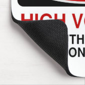 Gefahrenhochspannung Mousepad (Ecke)