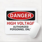 Gefahrenhochspannung Mousepad (Mit Mouse)