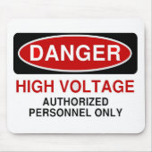 Gefahrenhochspannung Mousepad (Vorne)