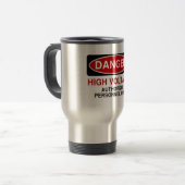 Gefahrenhochspannung Reisebecher (Vorderseite Links)