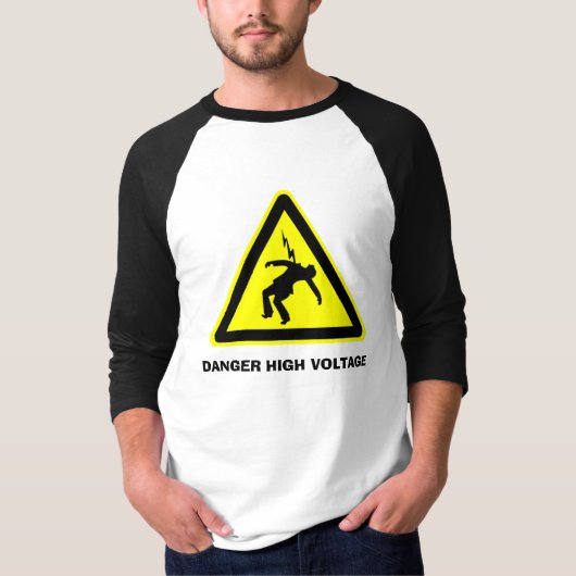 GEFAHRENhochspannung T-Shirt (Vorderseite)