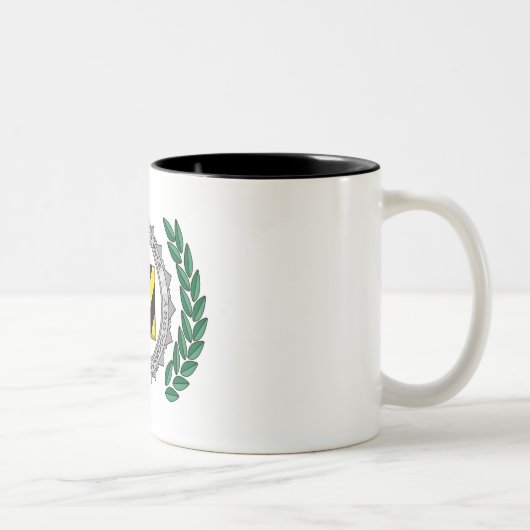 Gefahrenlaboruniversität von Cryptozoology Zweifarbige Tasse (Rechts)