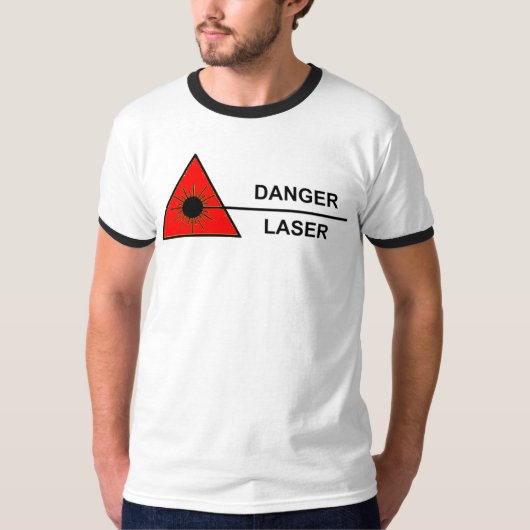 Gefahrenlaser T-Shirt (Vorderseite)