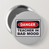 Gefahrenlehrer-Schlecht-Stimmung Button (Vorne & Hinten)