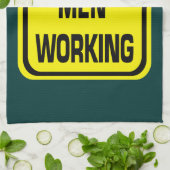 Gefahrenmänner, die Geschirrtuch Arbeits sind (Gefaltet)