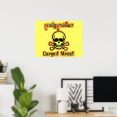 Gefahrenminen-Minefield-Poster Poster (Heimbüro)