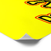 Gefahrenminen-Poster Poster (Ecke)