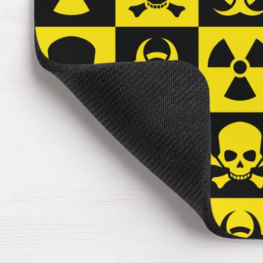 Gefahrenmuster Mousepad (Ecke)