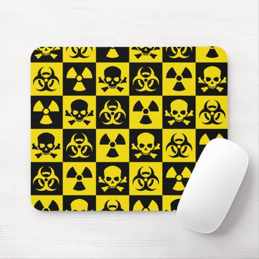 Gefahrenmuster Mousepad (Mit Mouse)