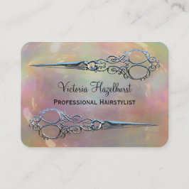 Gefahrenperlen-Doppeltes Scissors berufliches Visitenkarte