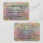 Gefahrenperlen-Doppeltes Scissors berufliches Visitenkarte (Vorne/Hinten)