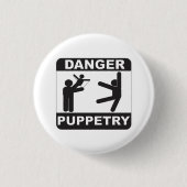 GefahrenPuppetry Button (Vorderseite)