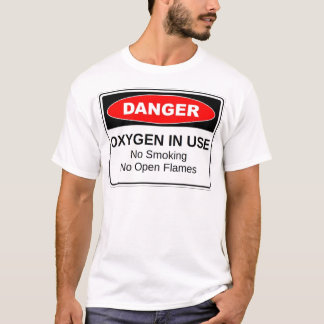 Gefahrensauerstoff gebräuchlich T-Shirt