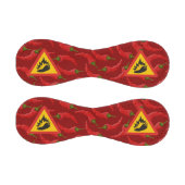 Gefahrenschild für scharfe Pfeffer Baseball (Paneele)