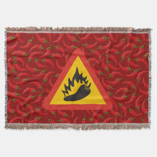 Gefahrenschild für scharfe Pfeffer Decke