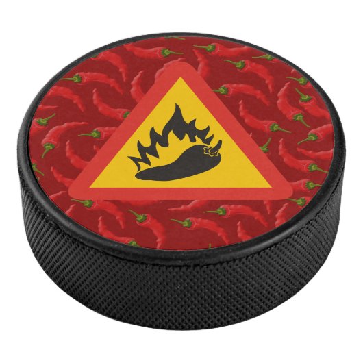 Gefahrenschild für scharfe Pfeffer Eishockey Puck (3/4)