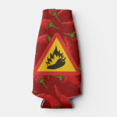 Gefahrenschild für scharfe Pfeffer Flaschenkühler (Vorderseite)