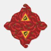 Gefahrenschild für scharfe Pfeffer Geschenkschachtel (Ungefaltet)