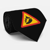 Gefahrenschild für scharfe Pfeffer Krawatte (Gerollt)