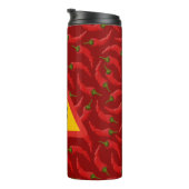 Gefahrenschild für scharfe Pfeffer Thermosbecher (Nach rechts gedreht)