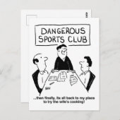 Gefahrensportclub Postkarte (Vorne/Hinten)