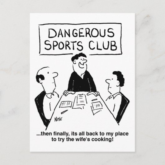 Gefahrensportclub Postkarte (Vorderseite)