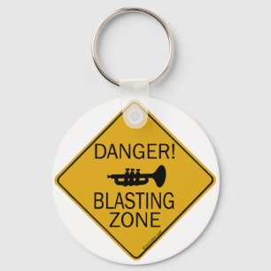 Gefahrensprungzone Schlüsselanhänger