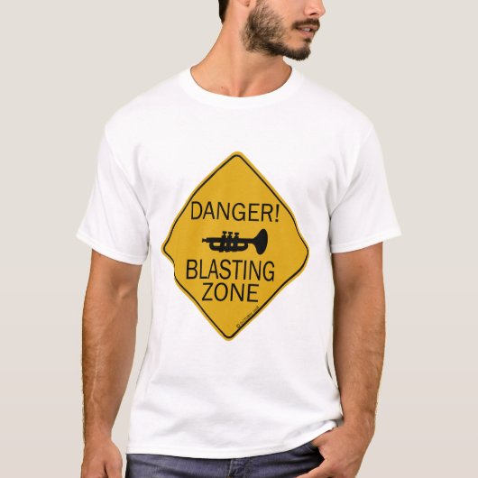 Gefahrensprungzone T-Shirt (Vorderseite)