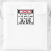 Gefahrensteckorgan Runder Aufkleber (Tasche)